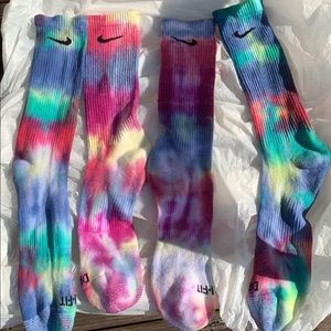 Die dye Nike socks